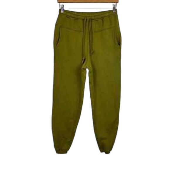 Madewell MWL BetterTerry Sweatpants Joggers Size Small olive army green - Picture 2 of 6